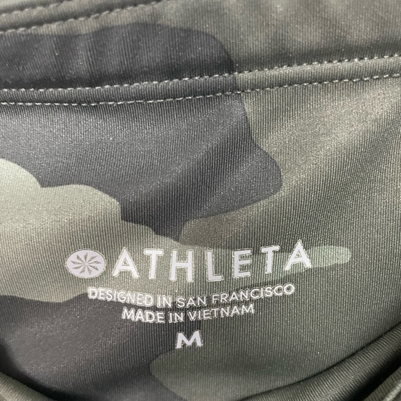 Athleta Camo Green Contender 7/8 Tight Legging, Medium - Picture 4 of 11